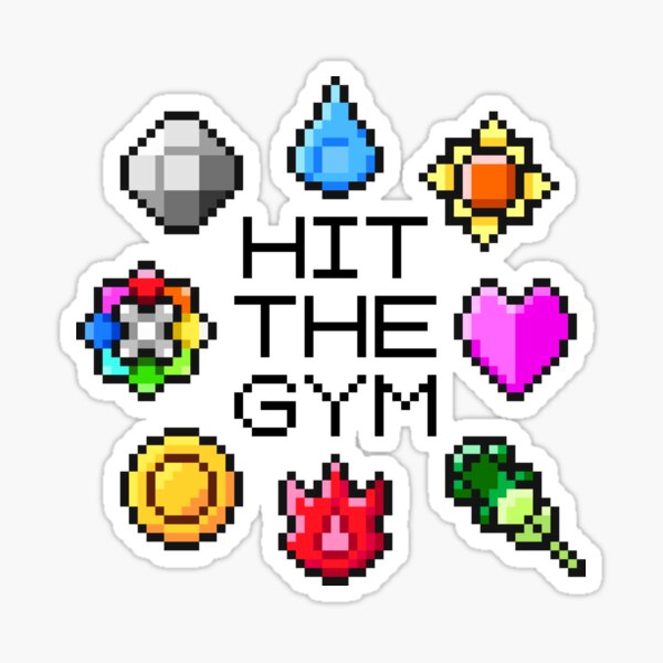 Pokemon Gym Stickers for Sale