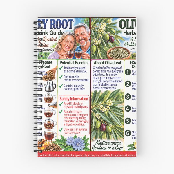 Item preview, Chicory Root and Olive Leaf Guide designed and sold by New Wave Artworks & Odds &Ends.