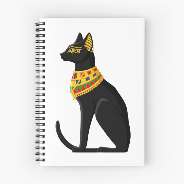 Item preview, Ancient Egyptian Black Cat - Bastet Goddess Art designed and sold by Ahmed Boss.