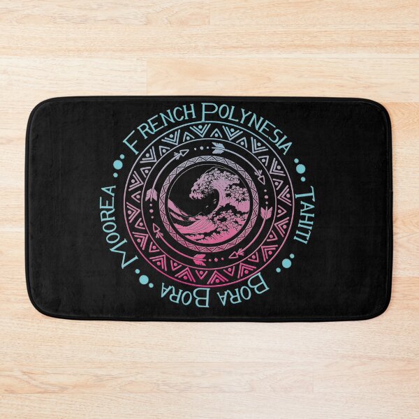 Item preview, French Polynesia Wave Mandala Island Circle Design designed and sold by FaeryNuff.