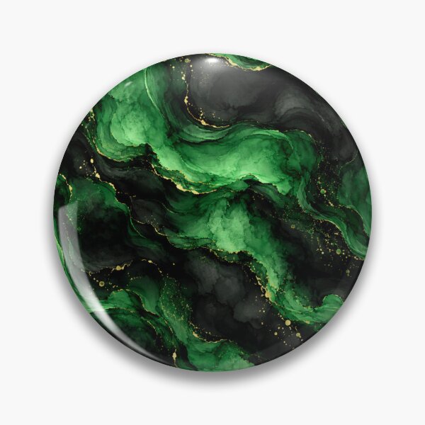 Item preview, Emerald Black Marble with Gold Veins designed and sold by Side Quest Co..