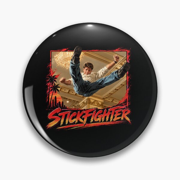 Item preview, STICKFIGHTER – 80s Retro Martial Arts Action Movie designed and sold by SvarunPogani.