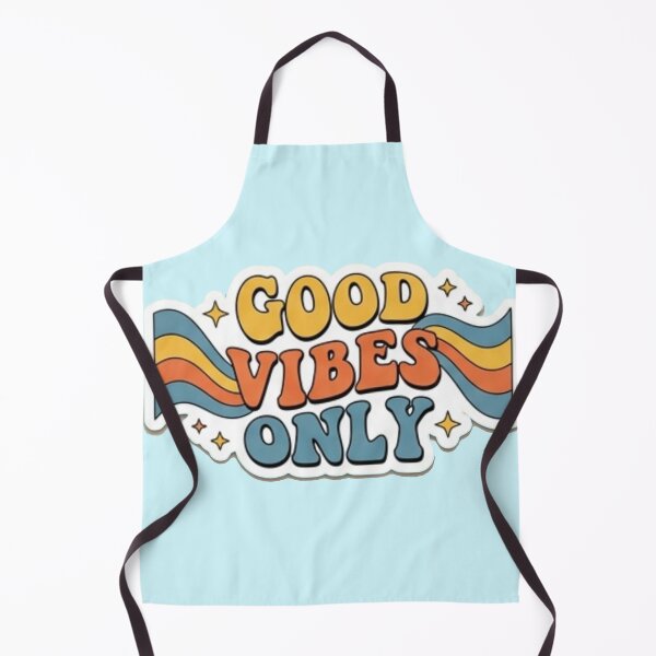 Item preview, Good Vibes Only Retro 70s Bubble Letter - Cute Motivational Sticker Design designed and sold by Rehnair.