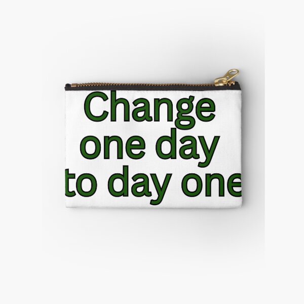 Item preview, Change One Day to Day One – Motivational Quote designed and sold by Omer's store.