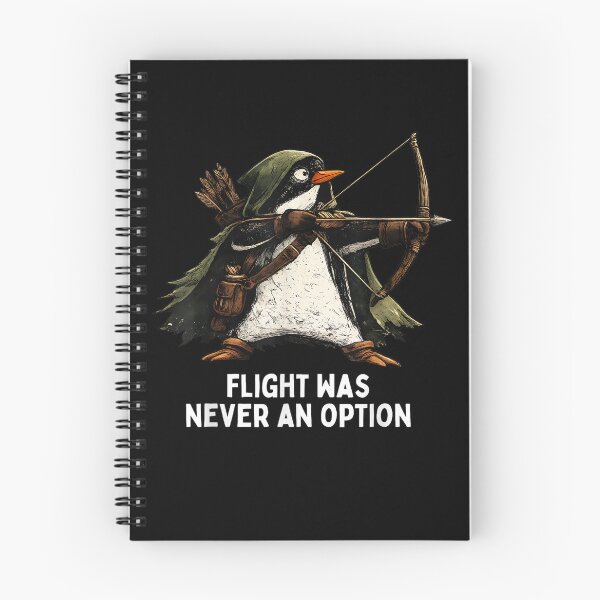 Item preview, Flight was Never an Option Archer Penguin designed and sold by Churt-Decor.