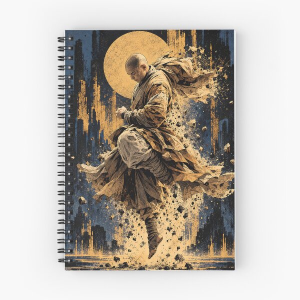 Item preview, Held Between Worlds — Floating Monk Spiritual Art designed and sold by SacredLensV.