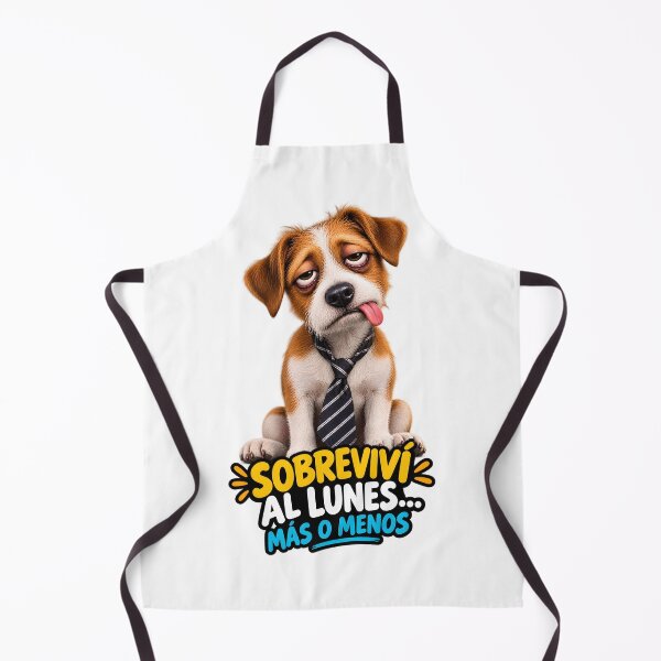 Item preview, Exhausted office dog with tie: I survived Monday, sort of designed and sold by LINSSEX Style • Urban & Sport Streetwear.