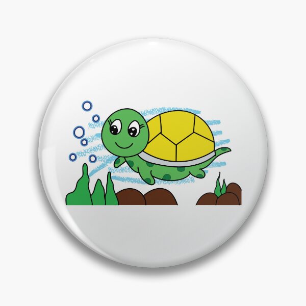Item preview, Swimming Green Turtle designed and sold by Elkurisko.