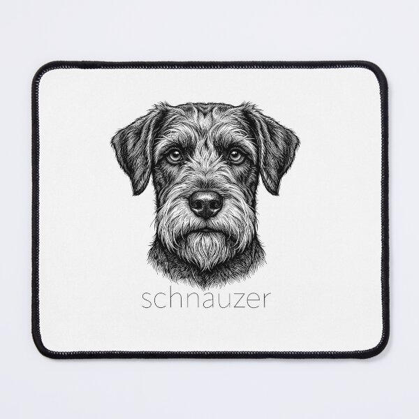 Item preview, Schnauzer Illustrated Portrait designed and sold by SUP-R-Ts.