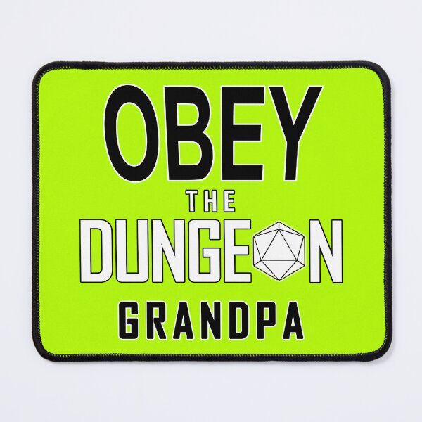 Item preview, Obey the Dungeon Grandpa designed and sold by Dutcher Designs.