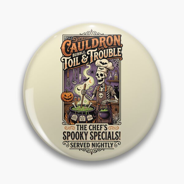 Item preview, Cauldron, bubble, toil & trouble - Halloween for head chefs designed and sold by ParadoxParadox.