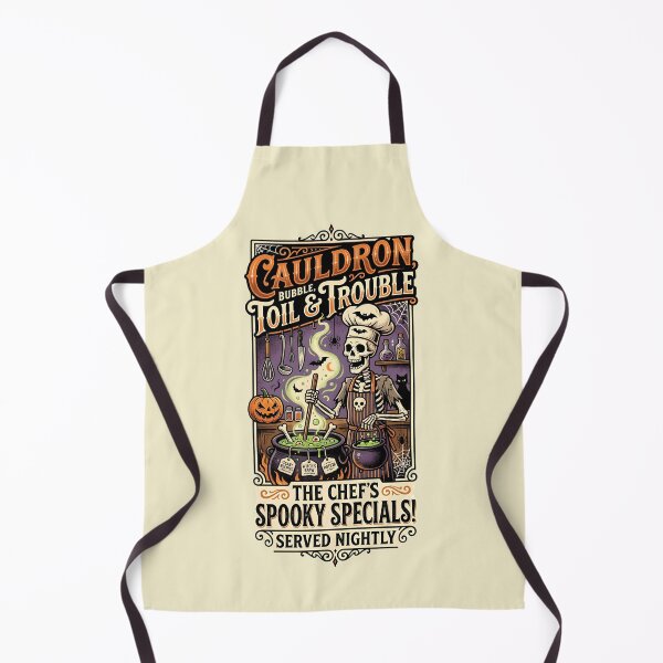 Artikelvorschau, Cauldron, bubble, toil & trouble - Halloween for head chefs entworfen und verkauft von ParadoxParadox.