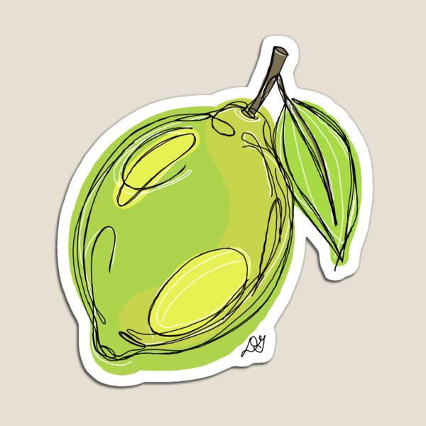 Item preview, The Lime Line Art Illustration designed and sold by Evil B Creative.