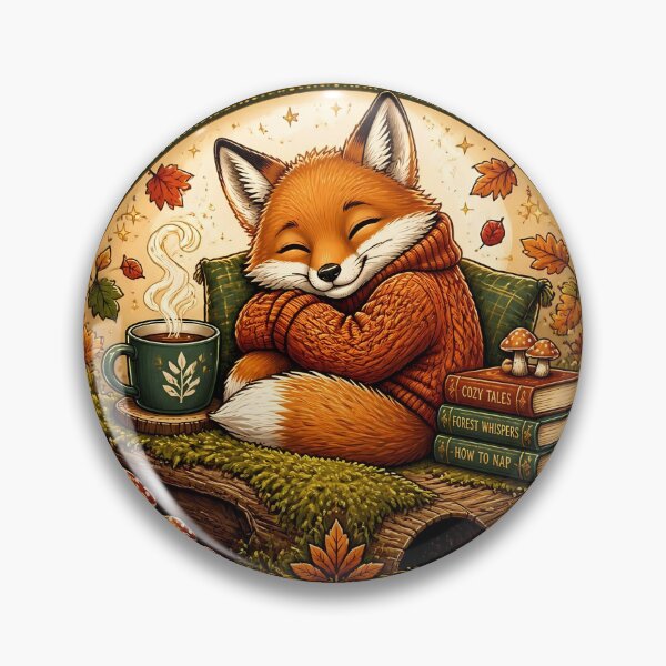 Item preview, Cozy Autumn Woodland Hermit Season Design designed and sold by Fun2Fentastic.