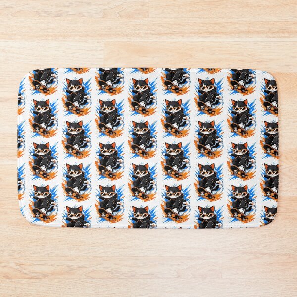 Item preview, Cool Skateboarder Cat in Hoodie and Sunglasses designed and sold by Catchy-Couture.