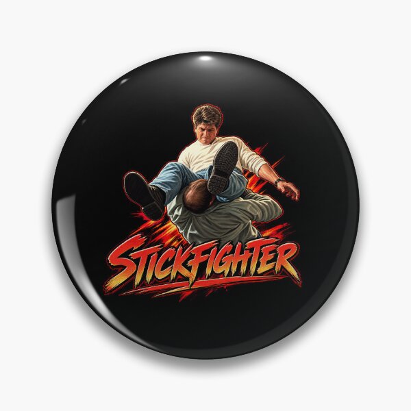 Item preview, STICKFIGHTER – 80s Retro Martial Arts Action Movie designed and sold by SvarunPogani.