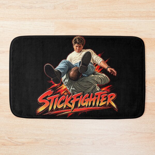 Item preview, STICKFIGHTER – 80s Retro Martial Arts Action Movie designed and sold by SvarunPogani.