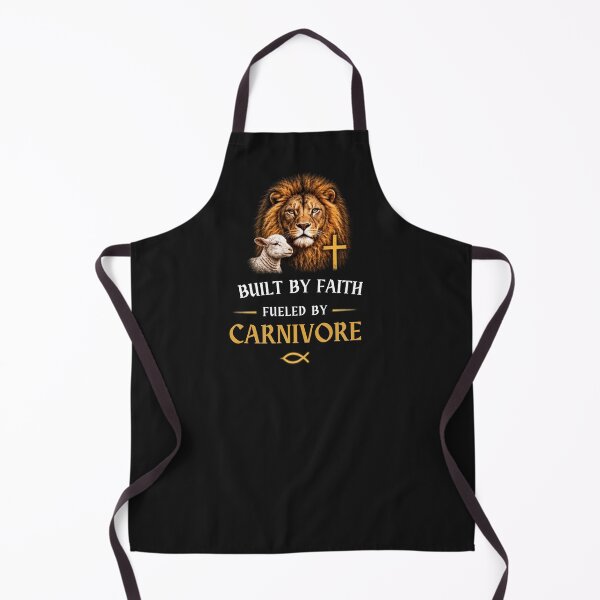 Item preview, Built By Faith Fueled By Carnivore designed and sold by CarnivoreGifts.