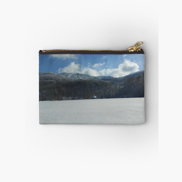 Item preview, Frozen Lake and Cozy Winter Cabin designed and sold by ObjectAndNature.