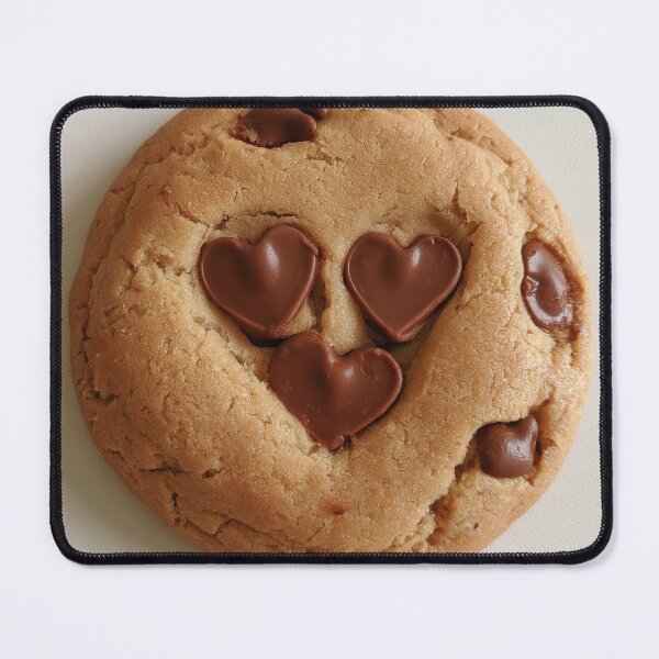 Item preview, Heart Chocolate Chip Cookie – Cute Love Cookie Design for Cookie Lovers 2 designed and sold by WordPlayStudio.