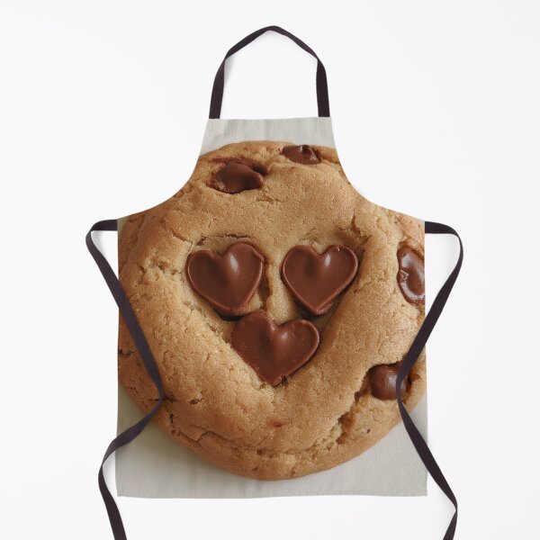 Item preview, Heart Chocolate Chip Cookie – Cute Love Cookie Design for Cookie Lovers 2 designed and sold by WordPlayStudio.