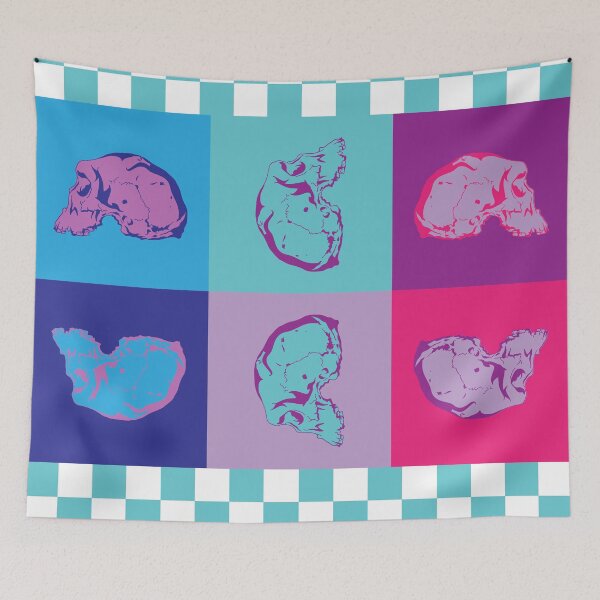 Item preview, Colorful Skull Art | Retro Skull Collection designed and sold by Half Mess.