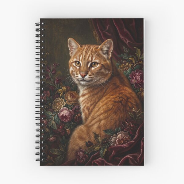 Item preview, Regal Orange Tabby Cat Oil Portrait designed and sold by Real Beast Art.