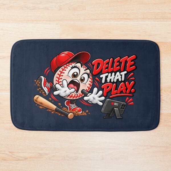 Item preview, Delete That Play – Funny Baseball designed and sold by HO•Designs.