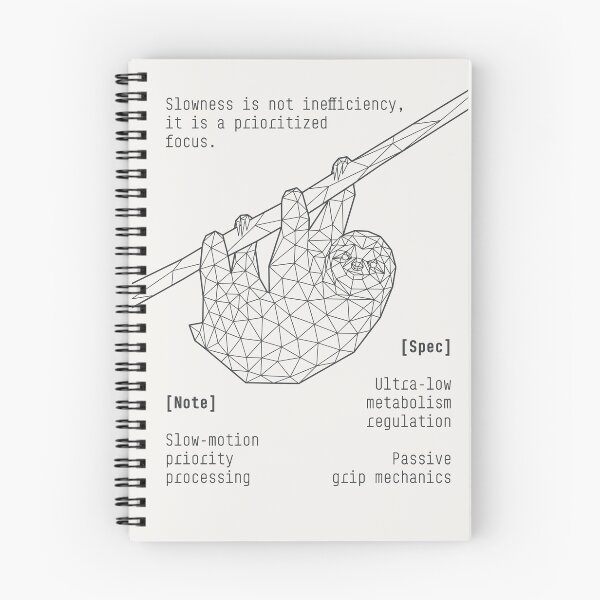 Item preview, Sloth Prioritized Focus Technical Blueprint Poster designed and sold by drTerrens.