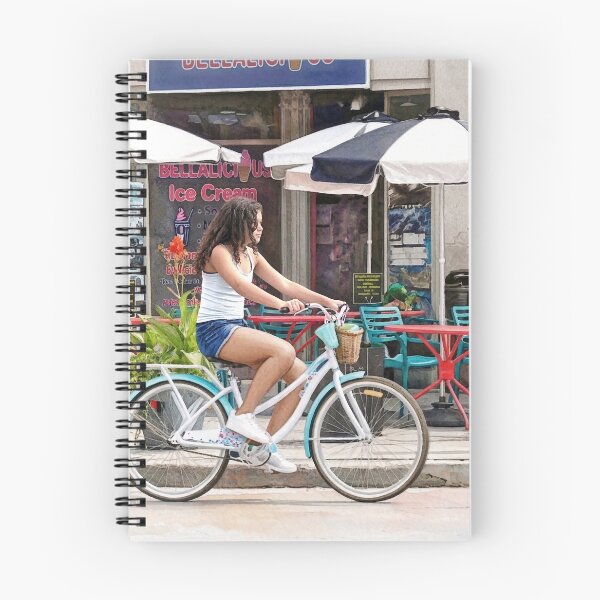 Item preview, Ocean Grove NJ – Biking Along Main Avenue designed and sold by Susan Savad.