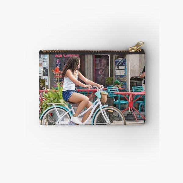 Item preview, Ocean Grove NJ – Biking Along Main Avenue designed and sold by Susan Savad.