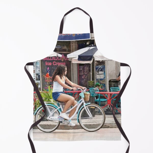 Item preview, Ocean Grove NJ – Biking Along Main Avenue designed and sold by Susan Savad.
