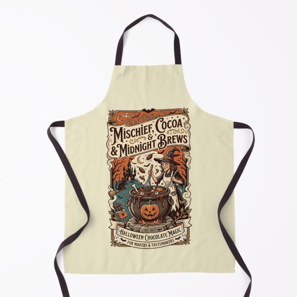 Item preview, Mischief, cocoa & midnight brews - Halloween for chocolate makers & testmakers designed and sold by ParadoxParadox.