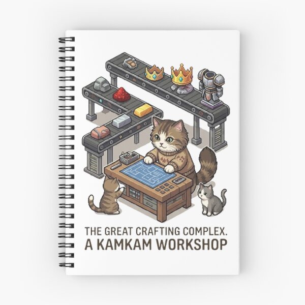 Item preview, The Great Crafting Complex: A KamKam Workshop - Pixel Art Maker Cat designed and sold by PetalsPaws.