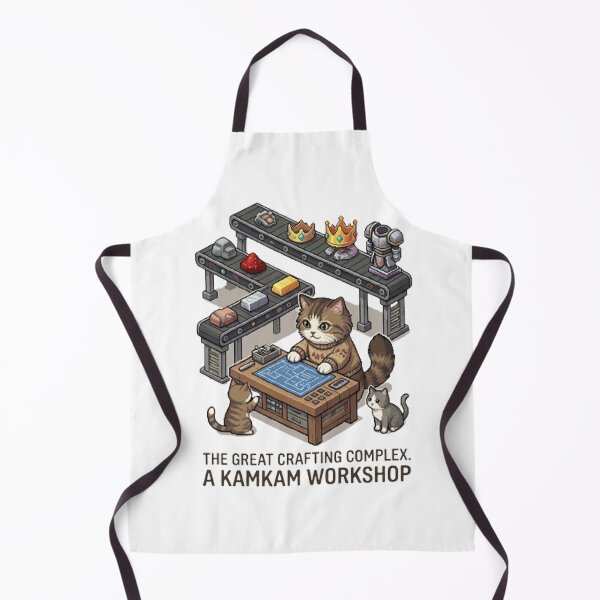 Item preview, The Great Crafting Complex: A KamKam Workshop - Pixel Art Maker Cat designed and sold by PetalsPaws.