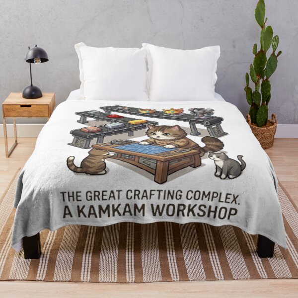 Item preview, The Great Crafting Complex: A KamKam Workshop - Pixel Art Maker Cat designed and sold by PetalsPaws.