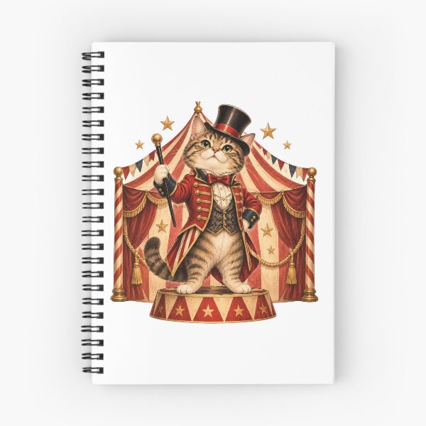 Item preview, Vintage Circus Ringmaster Cat designed and sold by CanArtVision.