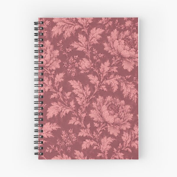 Item preview, Antique Red Tonal Floral Jacquard designed and sold by Sandy Beach Decor.