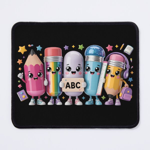 Item preview, Cute School Supplies – ABC Theme designed and sold by jkrphoto.