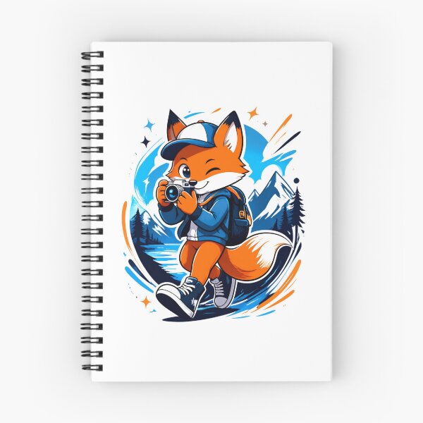 Item preview, Adventure Fox Photographer Wandering the Mountains designed and sold by Catchy-Couture.