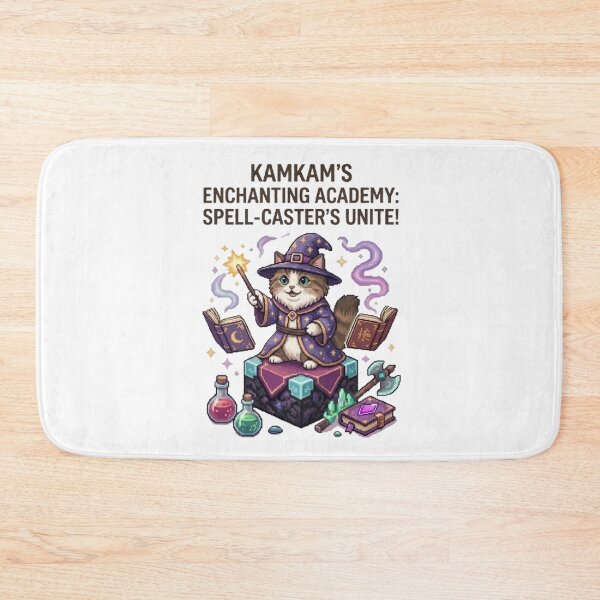 Item preview, KamKam’s Enchanting Academy: Spell-Casters Unite! - Pixel Art Wizard Cat designed and sold by PetalsPaws.