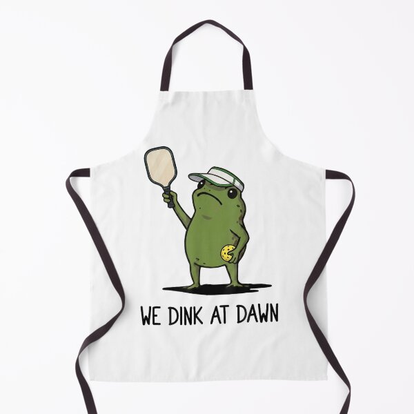 Item preview, We Dink At Dawn Funny Pickleball Frog designed and sold by Churt-Decor.