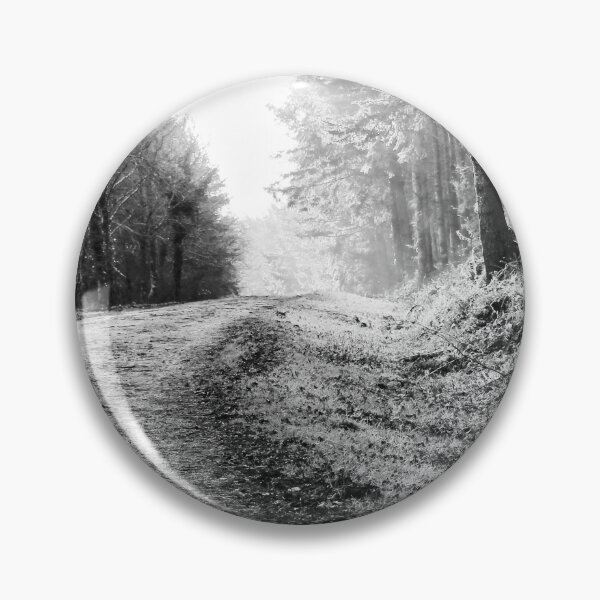 Item preview, Ethereal Woodland Path Black and White Fine Art Photography designed and sold by leonwoods.
