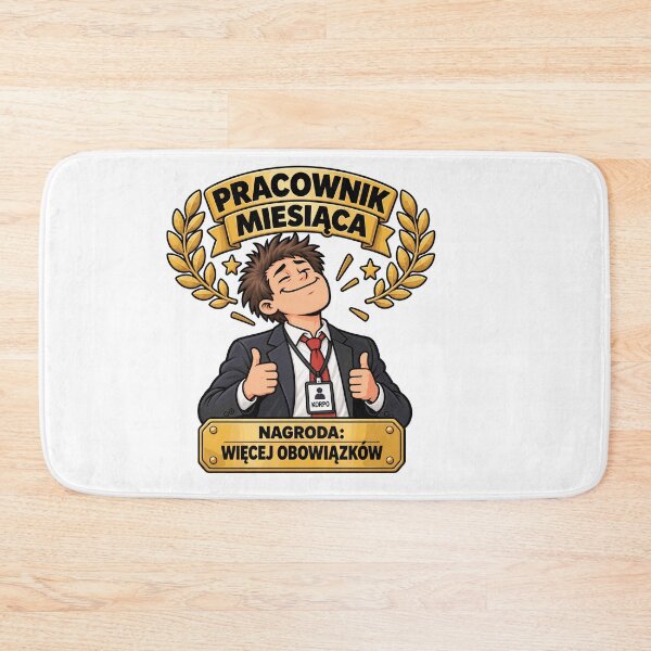 Item preview, Pracownik Miesiąca Więcej Obowiązków designed and sold by PRINTIONAL.