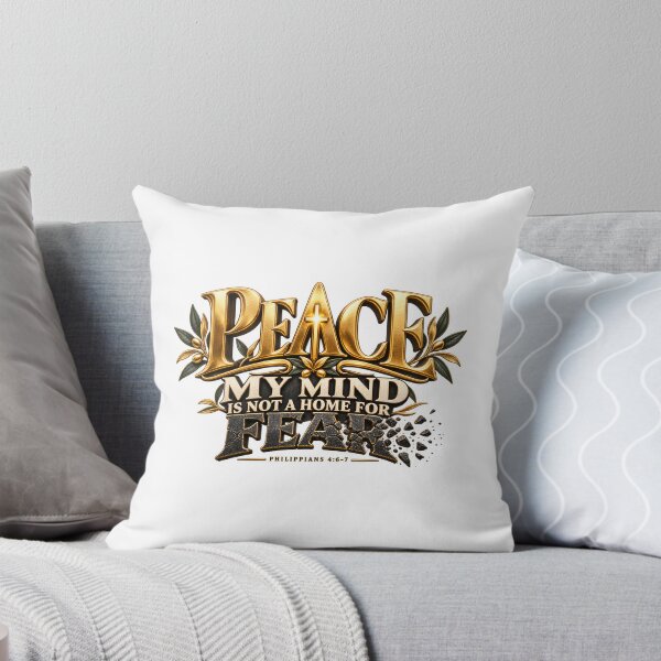 Item preview, Peace – My Mind Is Not a Home for Fear – Philippians 4:6–7 Christian Faith Design designed and sold by LAForrest.