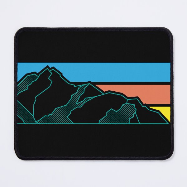 Item preview, Mountain Peaks — Minimalist Geometric Landscape Art designed and sold by Half Mess.