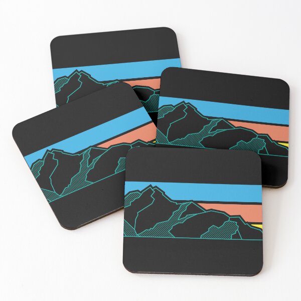 Item preview, Mountain Peaks — Minimalist Geometric Landscape Art designed and sold by Half Mess.