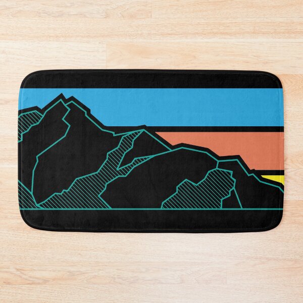 Item preview, Mountain Peaks — Minimalist Geometric Landscape Art designed and sold by Half Mess.
