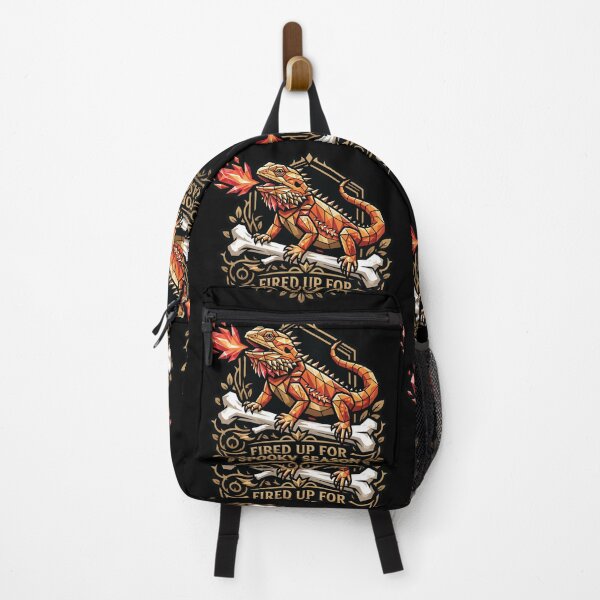 Item preview, Low Poly Bearded Dragon Fire Breathing Spooky Season Graphic designed and sold by ZUMERI.