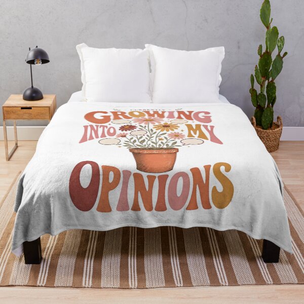 Item preview, Retro Feminine Floral Growing Into My Opinions designed and sold by ice-apparel.